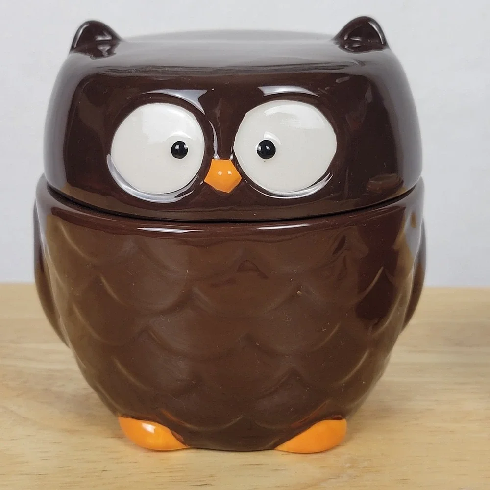 Tag Ceramic Woot Owl Nesting Measuring Cups 4